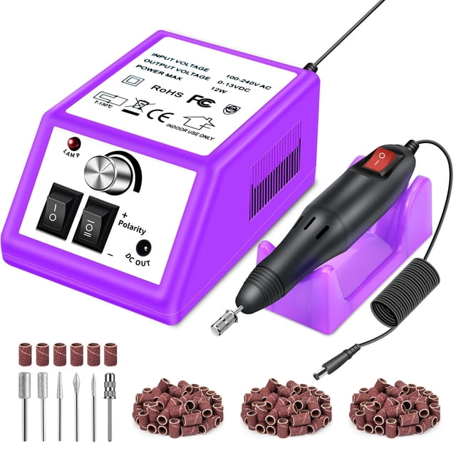 Taladro eléctrico para uñas LAVAED E Filer con 156 bandas de lijado