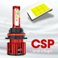 thumbnail image 5 of LED 9007 Headlight Bulbs 6000K White 60W 8000LM Conversion Kit IP67 Waterproof Pack of 2, 5 of 9