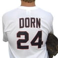 thumbnail image 2 of Roger Dorn #24 Jersey T-Shirt Baseball Movie Corbin Bernsen Costume Uniform Gift, 2 of 7