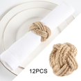 thumbnail image 1 of Servilletero de cuerda de cáñamo piezas, hebil de servilleta para de vacaciones, accesorio para de Acción de Gracias perfecl Hebilla de servilleta, 1 of 8