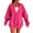 Hot Pink, variant on Hoodies for Women Hoodie Fall Zipper Long Sleeve Hoodie Hooded Sweatshirt Top Outdoor Sweatshirt Shirt Hemlock