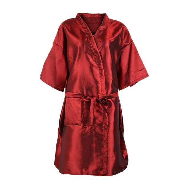 Corte de pelo Cabo Clientes Peluquero Lujo Kimono s para Salón de Belleza Mascotas Peluquero Rojo Yuyangstore bata de salón