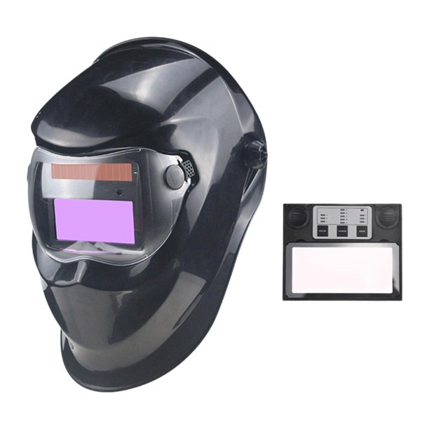 Casco de soldadura ajustable Máscara de soldadura resistente a la oxidación gran visualización, capucha de máscara de soldador, protección facial Estilo C