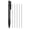 Black 1Pc, variant on Haidf Retractable Mechanical Eraser Pen, Eraser Stick with 5 Eraser Refills, Pen-Style Erasers for Art, Writing, Drawing, Drafting and Sketching, Erasers for Artists, Office Classroom Supplies, Black