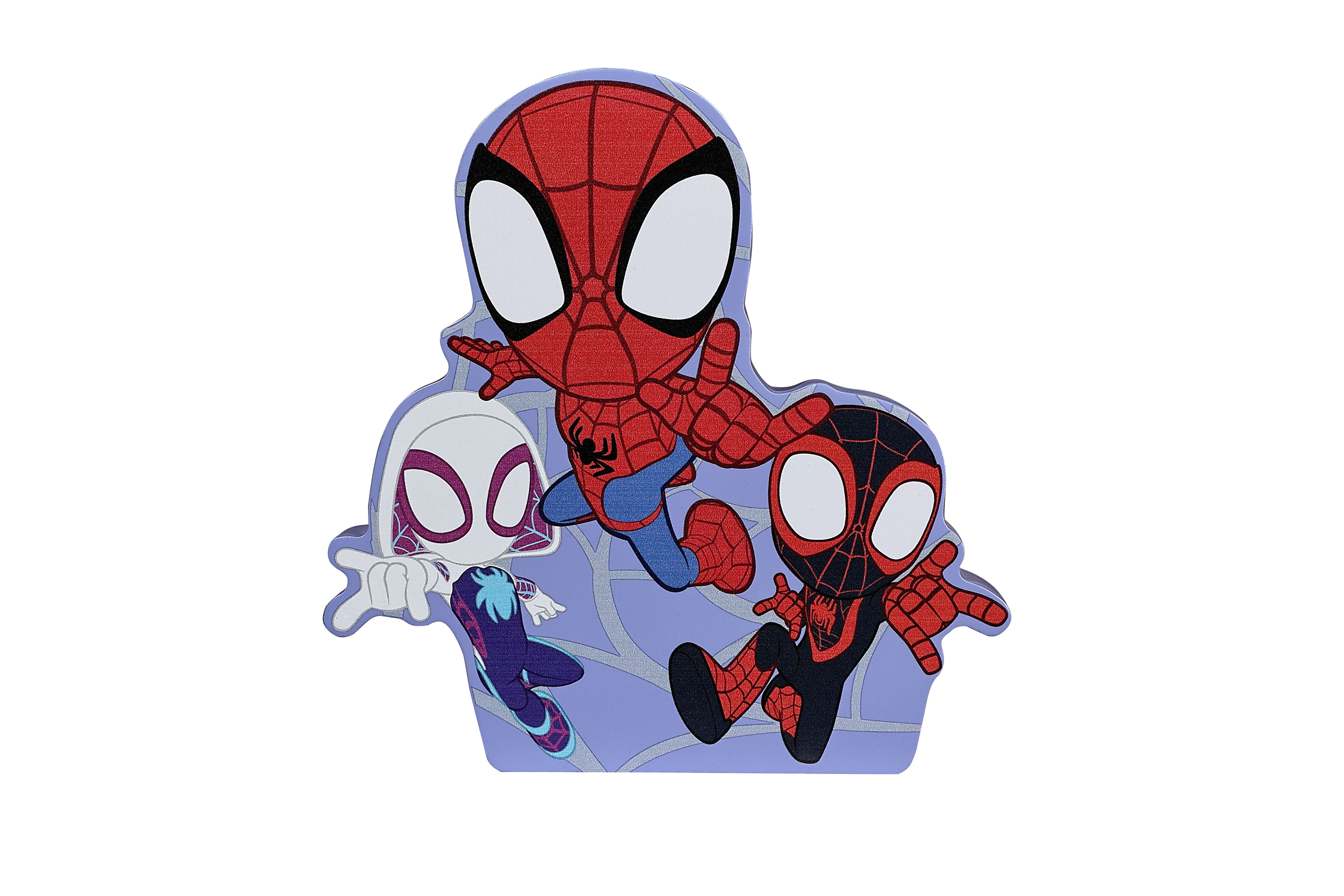 (3 pack) Marvel Spidey and His Amazing Friends Die-Cut MDF Block by POP Creations