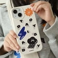 thumbnail image 2 of Cute Cartoon Weather Expression Cloud Sun Wind Soft Phone Case Compatible with iPhone Case (White,iPhone 13 Pro Max), 2 of 5