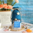 thumbnail image 4 of Decoración azul, elfo de peluche sueco hecho a mano con divertidos y cálidos refranes, decoración de fiesta en la vida en la playa, los mejores regalos para el hogar de verano, 4 of 5