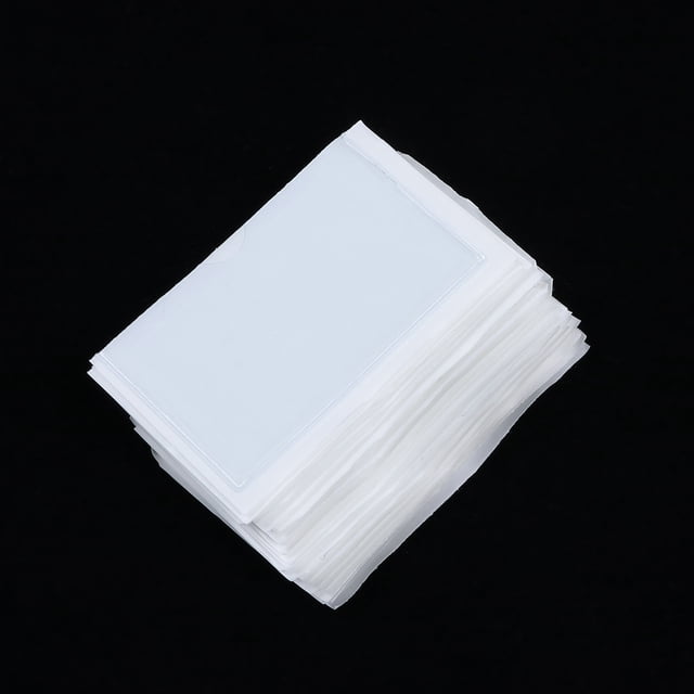 OUNONA 32Pcs Transparent Self Adhesive Plastic Bags Durable Material for Invoice and Bills