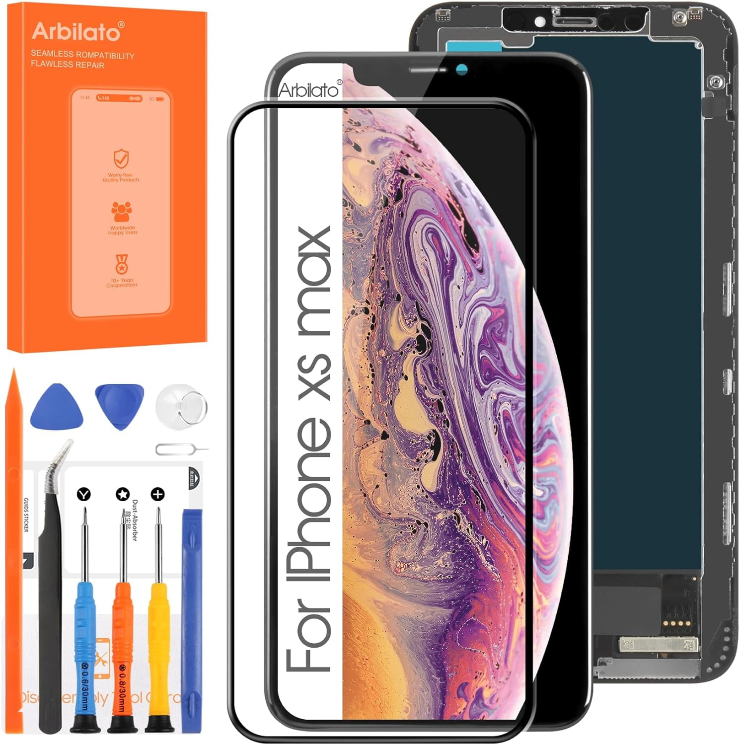EFaith Écran LCD IPhone 11 Pro Max 6.5" - Remplacement Complet Avec Kit Outils