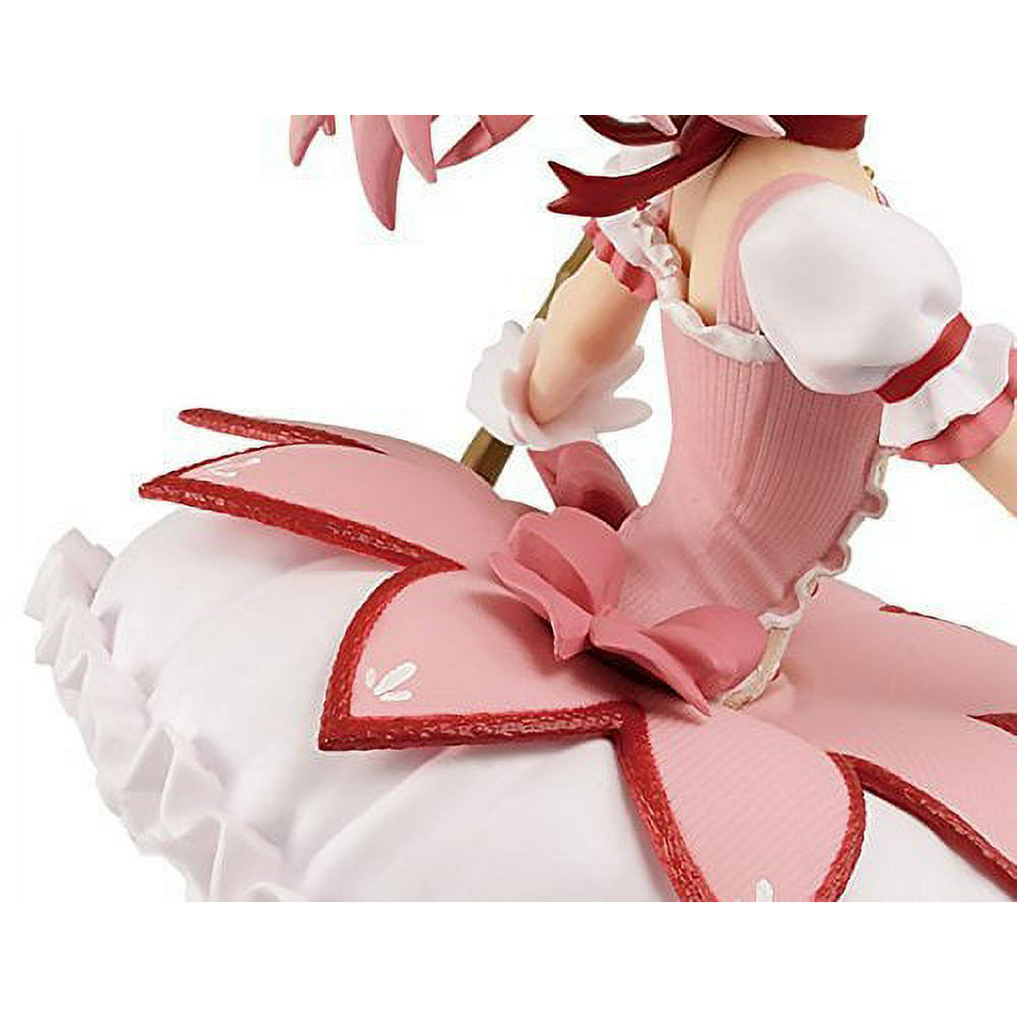Banpresto Puella Magi Madoka Magica - Madoka Kaname Figure (7.1 Inch, White Dress Version)