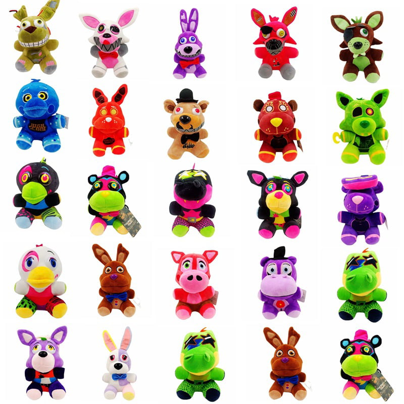  FNAF Plushies Set,FNAF Plushies,FNAF Plush,FNAF Security Breach  Plushies Set for Game Fans (Modern) : Toys & Games
