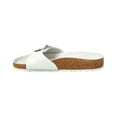 thumbnail image 2 of Birkenstock Madrid Big Buckle Leather Sandal, 41, White, 2 of 5
