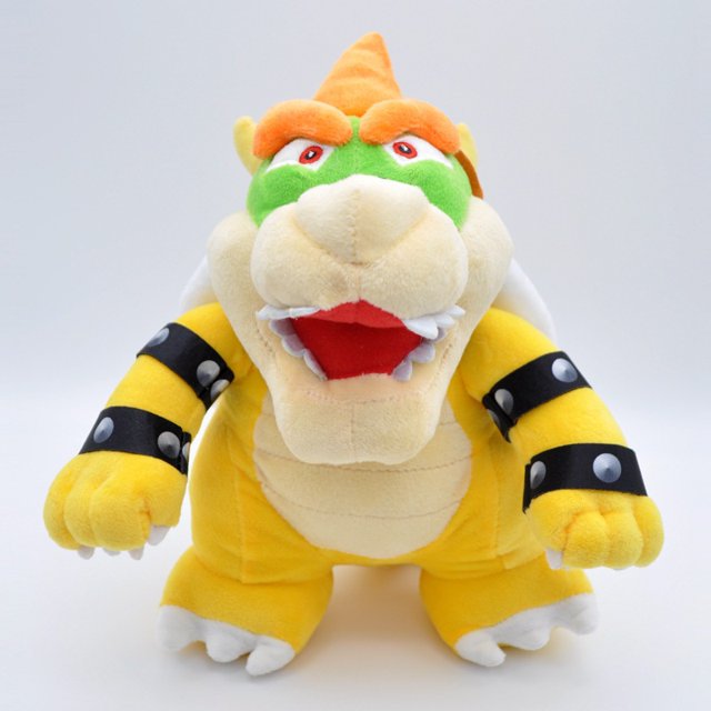 Película Anime 26 cm Bowser dragón peluche juguete suave niños muñeca RV