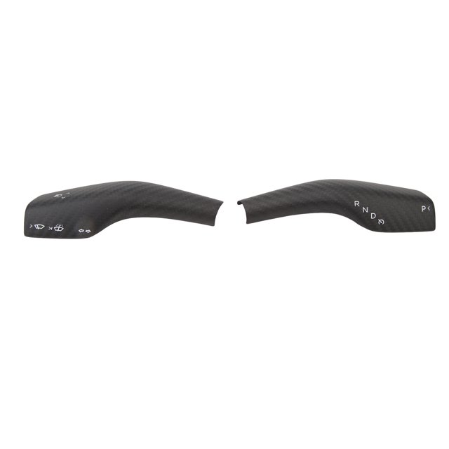 2PCS Roue Engrenage de Direction Couvre Fibre de Carbone Réel Anti-Rayures de Remplacement pour le Modèle 3 Ans