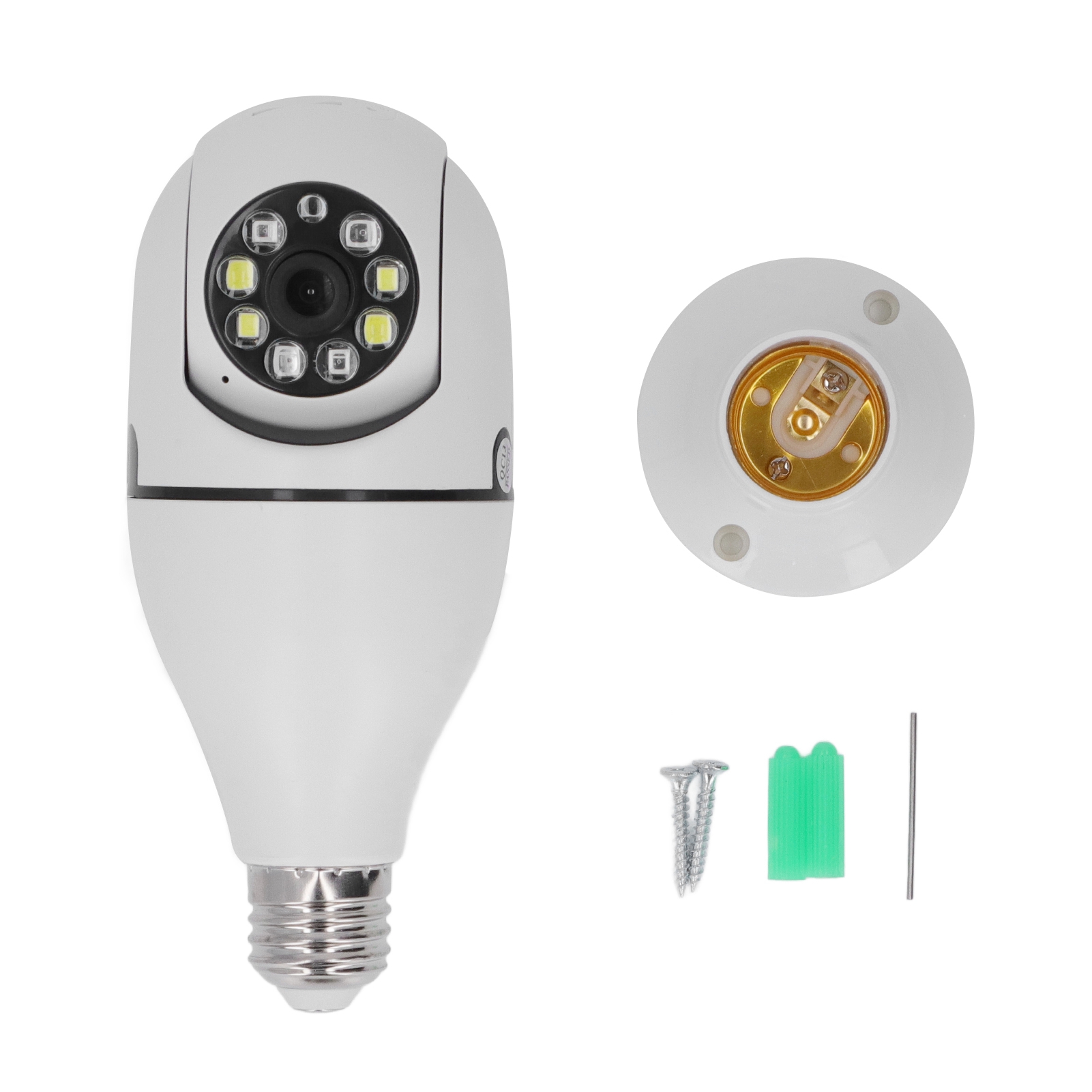 Wireless Surveillance Camera, High Definition Smart Security Camera E27