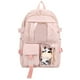 thumbnail image 2 of Mochila de viaje Macarena para chica capacidad para estudiante Rosa lindas mochilas, 2 of 8