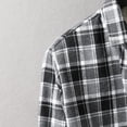 thumbnail image 4 of PEASKJP Mens Shirt Mens Winter Dress Long Sleeve Button Up Shirt (Grey,XL), 4 of 5