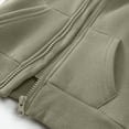 thumbnail image 6 of Godom Toddler Boys Girls Sweatshirt Solid Color Lined Zip Up Hoodie for Boy Fashion Sweatshirts, 6 of 7
