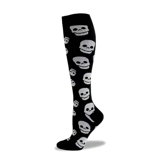 Txlixc Calcetines de compresión de Halloween, calcetines de pantorrilla elástica Txlixc moda