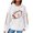 White, variant on Gkeoshab Cardigan Sweaters for Women Women's Long Sleeve V-Neck Button Down Cardigan Knit Shrugs Sweater Black L