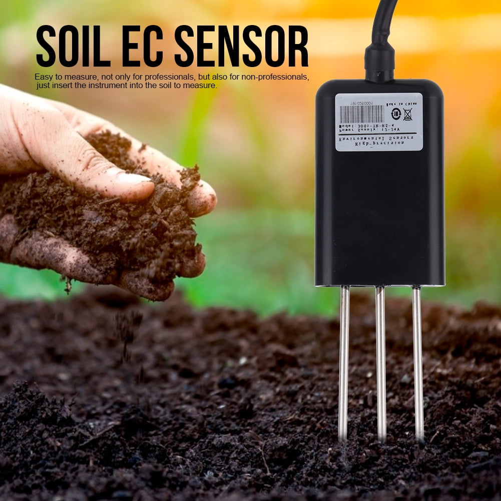 LYUMO Soil Tester,High Precision Waterproof Soil Moisture Temp EC