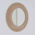 thumbnail image 2 of Expobazaar Wall Mirror | Rustic Farmhouse Style Handcarved Wooden Decorative Hanging Wall Mirror | 36", 2 of 8