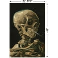 thumbnail image 3 of Skull of a Skeleton with Burning Cigarette by Vincent van Gogh Wall Poster, 22.375" x 34", 3 of 5