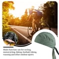 thumbnail image 4 of Naiovety Sombreros Gorros de quimio Pañuelo para la cabeza Bandana Quick Sun Pasamontañas atado por detrás Hip Pop Head Wrap Casco Capucha interior Ciclismo de color verde oscuro Naiovety OD020489-12B, 4 of 6
