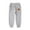Gray-1, variant on Odeerbi 4-14 Years Kids Boys Cotton Sweatpants Bear Print Workout Athletic Sports Jogger Pants Summer Elastic Waist Joggers
