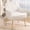 Beige, variant on Holiway Accent Chair Flannel Upholstered with Metal Legs, Modern Sofa Chair for Bedroom/Office, Yellow