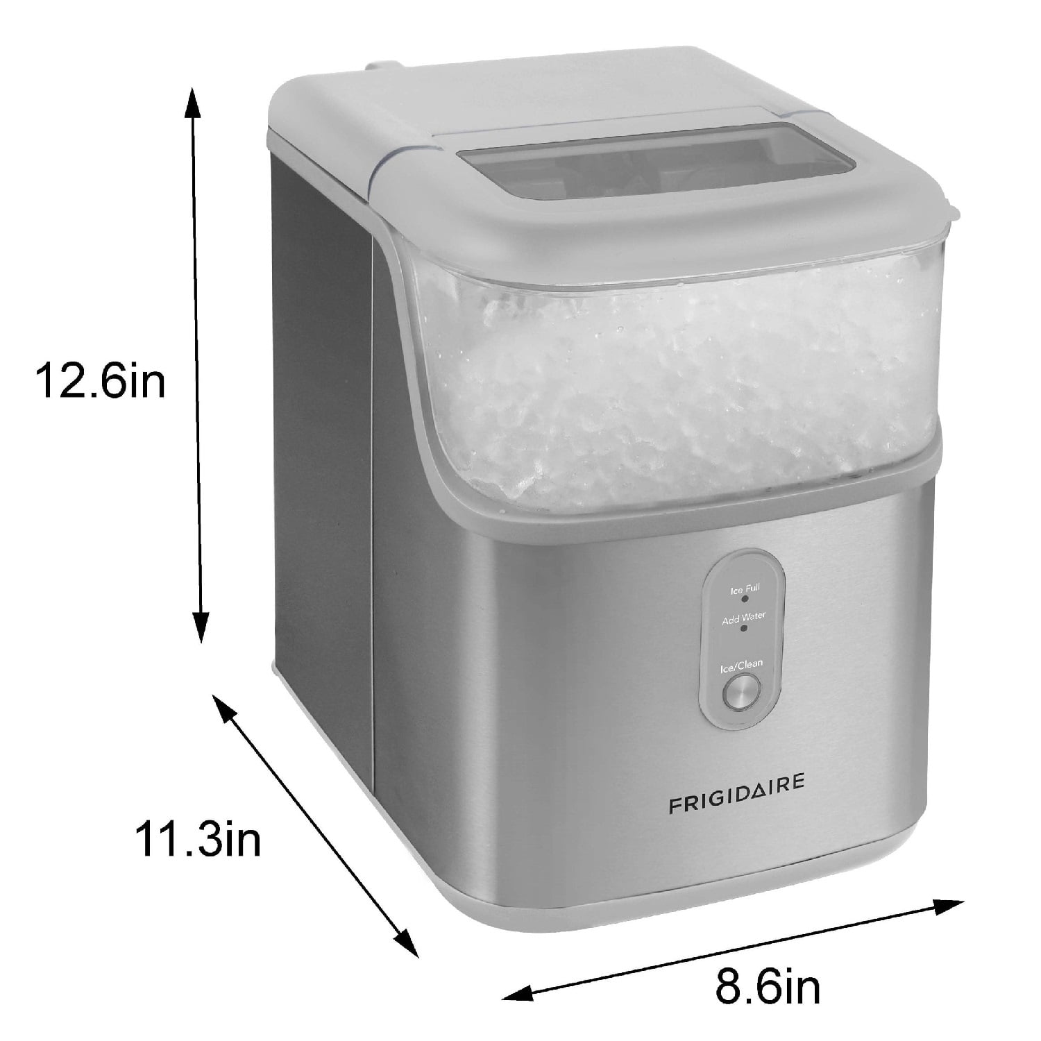 Frigidaire Crunch Countertop Nugget Ice Maker, 33 Pounds