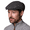 Gray Check, variant on Irish Trinity Flat Cap Wool Tweed Newsboy Vintage Hat Made in Ireland