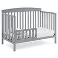 thumbnail image 5 of Delta Children Hanover 6-in-1 Convertible Baby Crib, Grey, 5 of 16