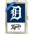 thumbnail image 3 of MLB Detroit Tigers - Logo 22 Wall Poster, 22.375" x 34" Framed, 3 of 5