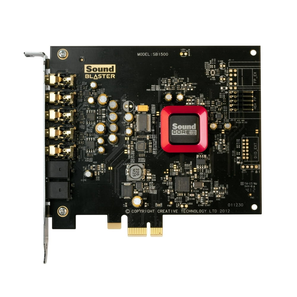Creative Sound Blaster Z SBX PCIE Gaming Sound Card System SB1502 ...
