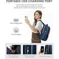 thumbnail image 4 of Lovevook Laptop Backpack for Women, Stylish Business Travel Work Bag with USB Charging Port, Water-Resistant Nurse Teacher College Computer Bag Daypack Fits up 15.6" Laptop, 4 of 8