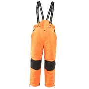 Mossy Oak Blaze Orange Men's and Big Men's Insulated Convertible Bib, Up to Size 3XL