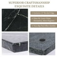 thumbnail image 5 of Koville Luxury Marble Granite Cutting Board for Kitchen,Rectangle, 20*16in, Indian Green, 5 of 6