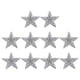 thumbnail image 2 of 10 Unids Baoblaze apliques de imitación de Hierro en plata Parches de estrellas, 2 of 7