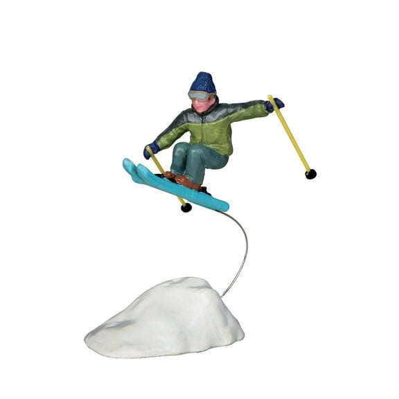 Catching Air- Skier Figurine