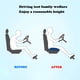 thumbnail image 1 of Cojín para asiento elevador de coche, cojín para asiento elevador para coche, alfombrilla para aumentar la altura, cojín portátil para asiento de coche, solución innovadora, 1 of 7