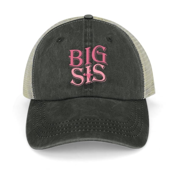 Big Sister Black Hat Adjustable Funny Fashion Unisex Baseball Cap for Men Women