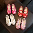 thumbnail image 4 of Zapatos bordados Hanfu, zapatos de tela para niños, zapatos de baile, zapatos bordados de traje tradicional de estilo étnico, zapatos para niños, zapatos de actuación, 4 of 6