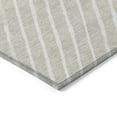 thumbnail image 3 of Addison Rugs Chantille Indoor/Outdoor Transitional Holiday Stripe Beige Machine Washable Rectangle Rug, 10' x 14', 3 of 7