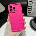 thumbnail image 3 of Case for iPhone 15 Pro Max Case, Cute Art Cheetah Painted for Women Girls, Full Camera Protective Strengthen Shockproof Compatible with Phone Case (Hot Pink, iPhone 15 Pro Max), 3 of 8