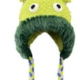 thumbnail image 3 of Gorro cálido para mujer, gorro divertido, tocado moderno, gorro protector para las orejas para senderismo. Verde, 3 of 9