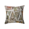 thumbnail image 1 of Pillow Perfect 619040 16,5 Po Tapisserie Intérieure Triangle Multi Jeter Oreiller&44; Vert, 1 of 1