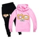 thumbnail image 1 of Niños Niños Niños Niñas Lankybox Imprimir Sudadera con capucha de manga larga + Pantalones Trajes casuales Conjunto de chándal, 1 of 2