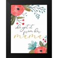 thumbnail image 2 of Wild Apple Portfolio 15x18 Black Modern Framed Museum Art Print Titled - Romantic Floral VI Sentiment, 2 of 5