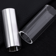 thumbnail image 1 of 2 Pcs Guitar Slide Medium Bottleneck Guitars Standard Stainless Steel Electric Glass 5.10X2.50X2.50CM, 1 of 5